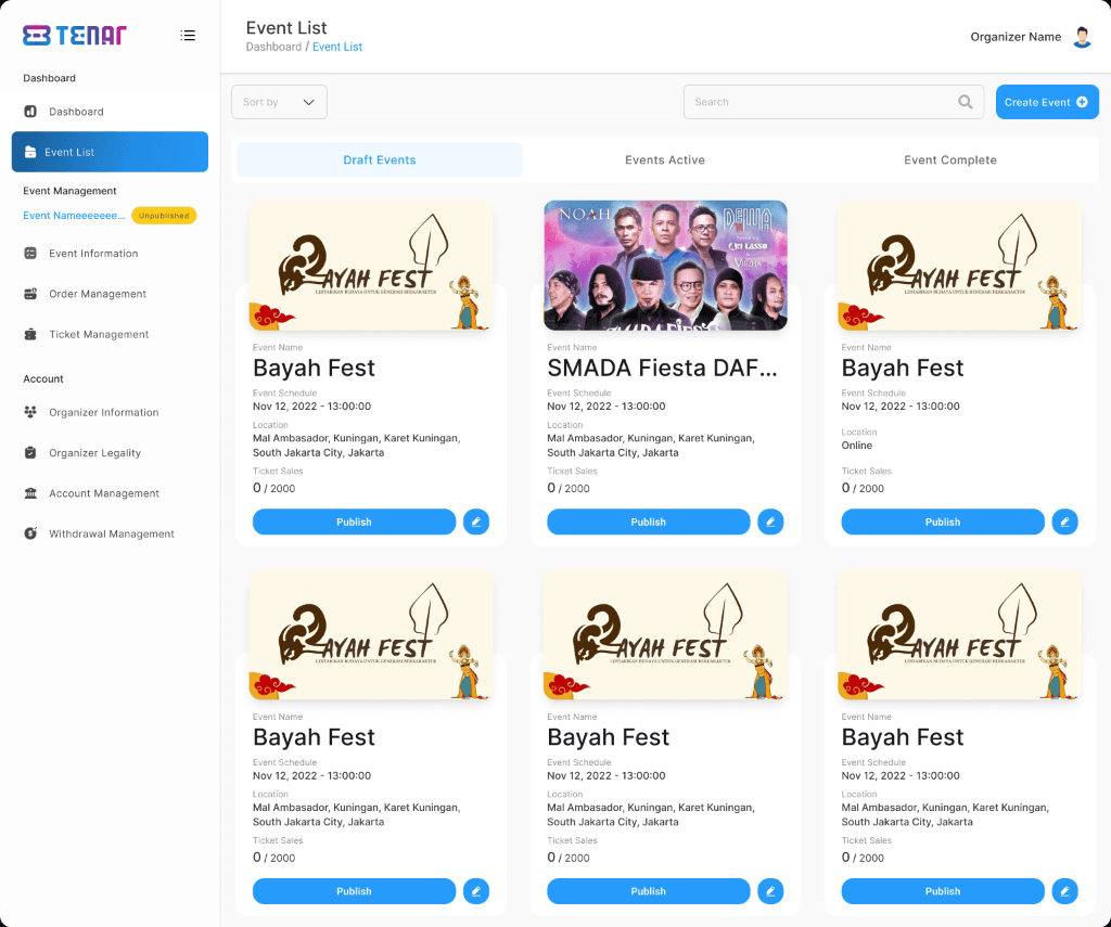 Event List